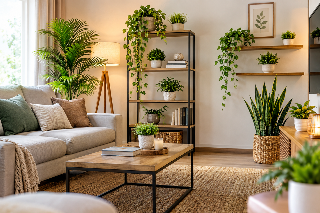 Cómo decorar con plantas artificiales: ideas para transformar cualquier espacio