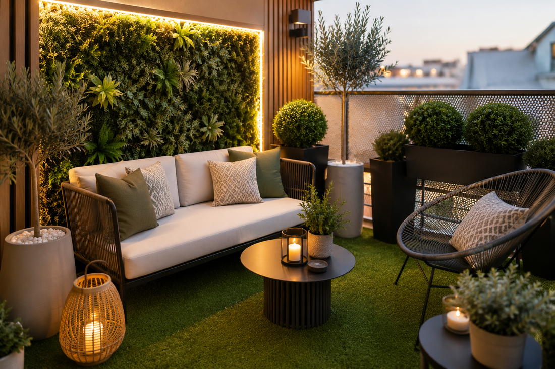 5 formas de decorar una terraza pequeña para que parezca sacada de una revista