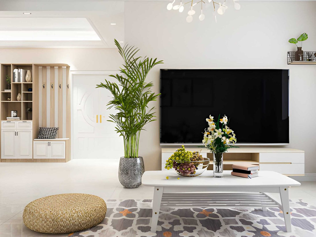 Plantas artificiales grandes para hogares modernos: consejos de estilo 2026 para terrazas, salones y oficinas