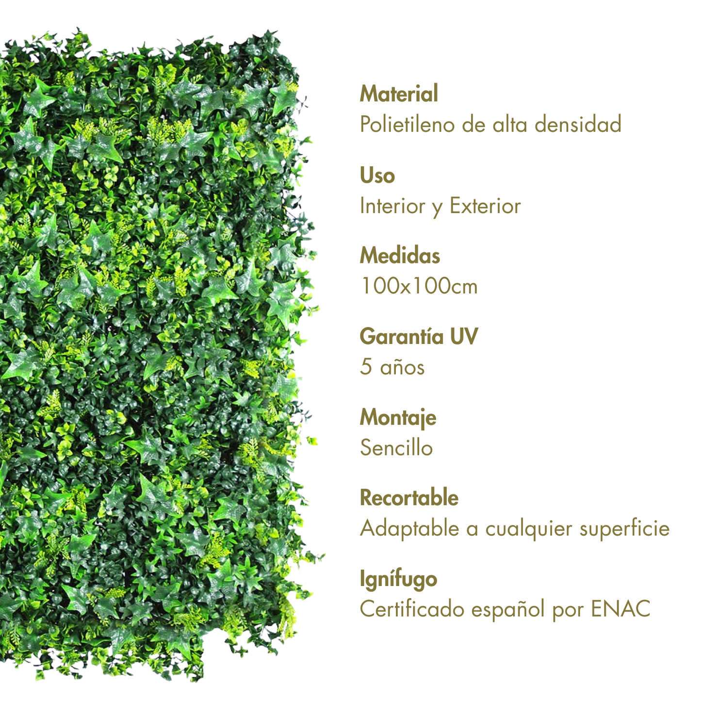 Mar verde Ignífugo