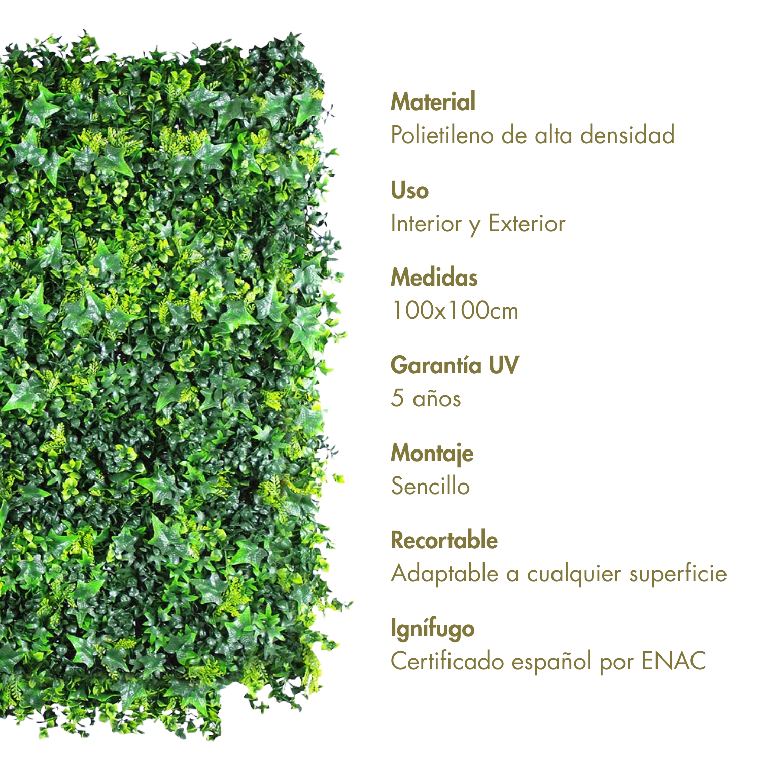 Mar verde Ignífugo