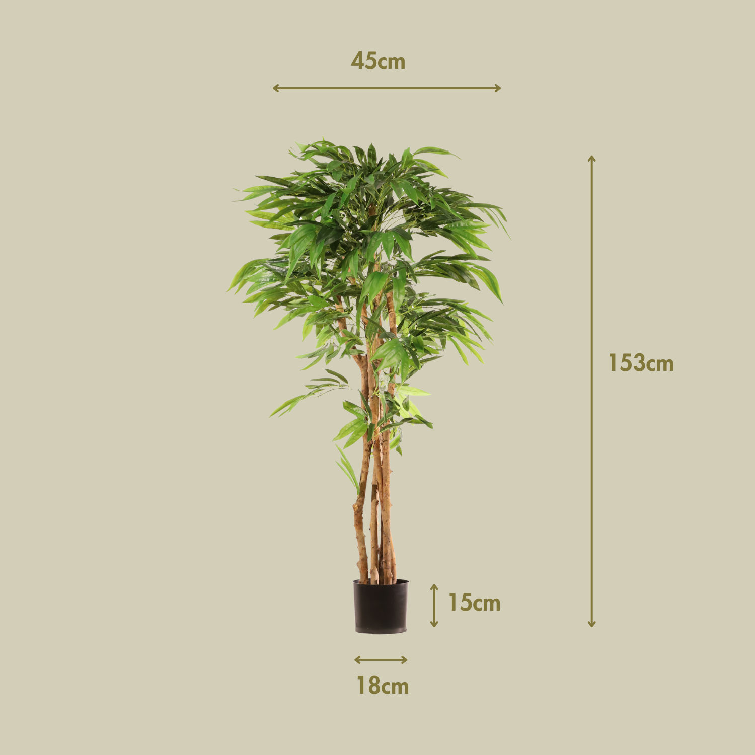 Árbol drácena 153 cm