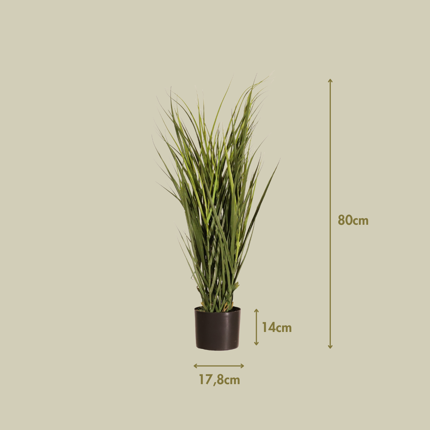 Hierba salvaje 80 cm